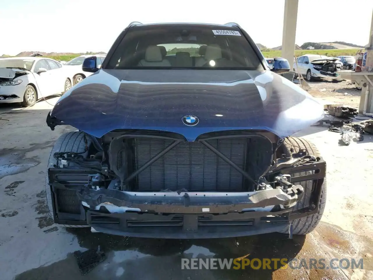 5 fotografías del automóvil dañado 5UXCR6C04M9F36065 BMW X5 2021