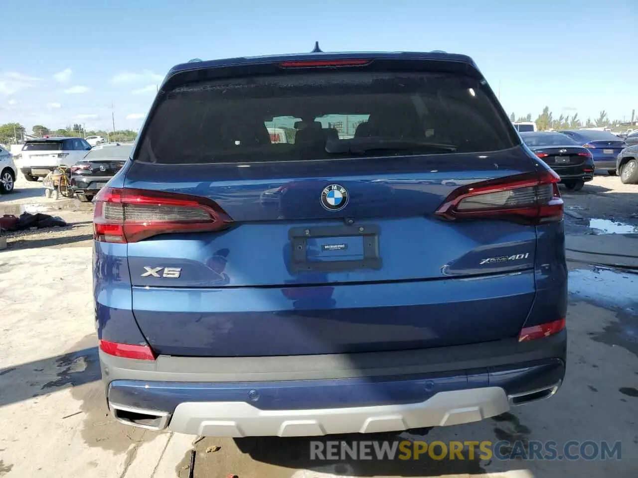 6 fotografías del automóvil dañado 5UXCR6C04M9F36065 BMW X5 2021