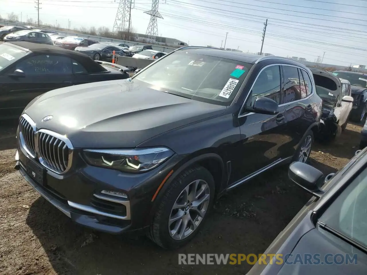 1 fotografías del automóvil dañado 5UXCR6C04M9F81605 BMW X5 2021