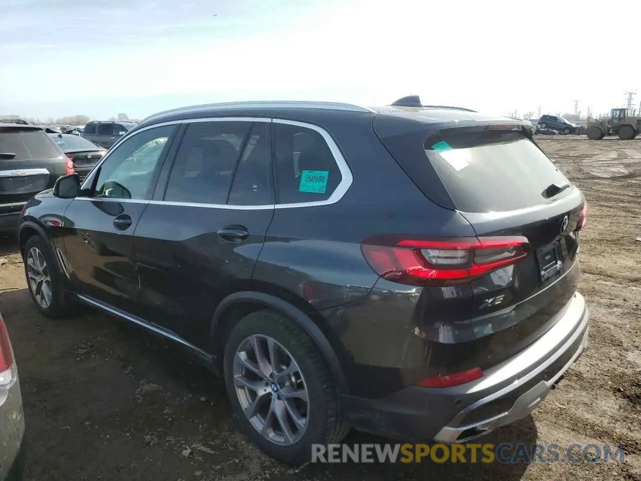 2 fotografías del automóvil dañado 5UXCR6C04M9F81605 BMW X5 2021