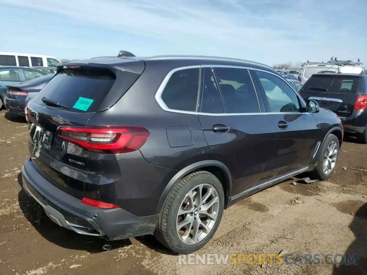 3 fotografías del automóvil dañado 5UXCR6C04M9F81605 BMW X5 2021