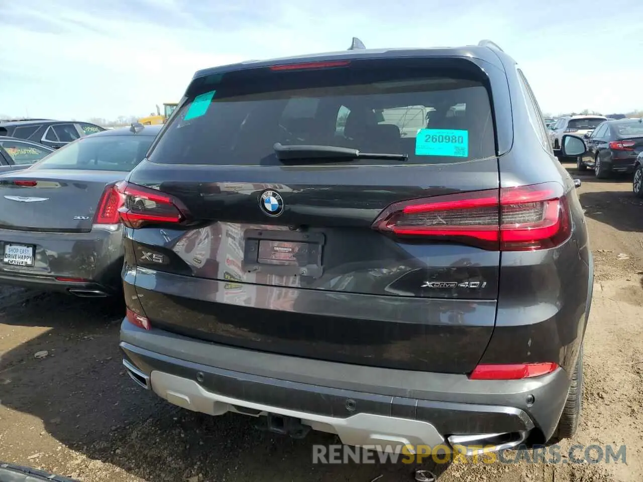 6 fotografías del automóvil dañado 5UXCR6C04M9F81605 BMW X5 2021