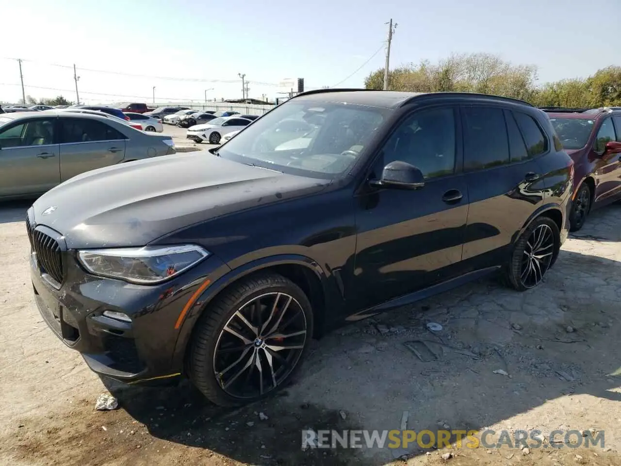 1 fotografías del automóvil dañado 5UXCR6C04M9G03215 BMW X5 2021