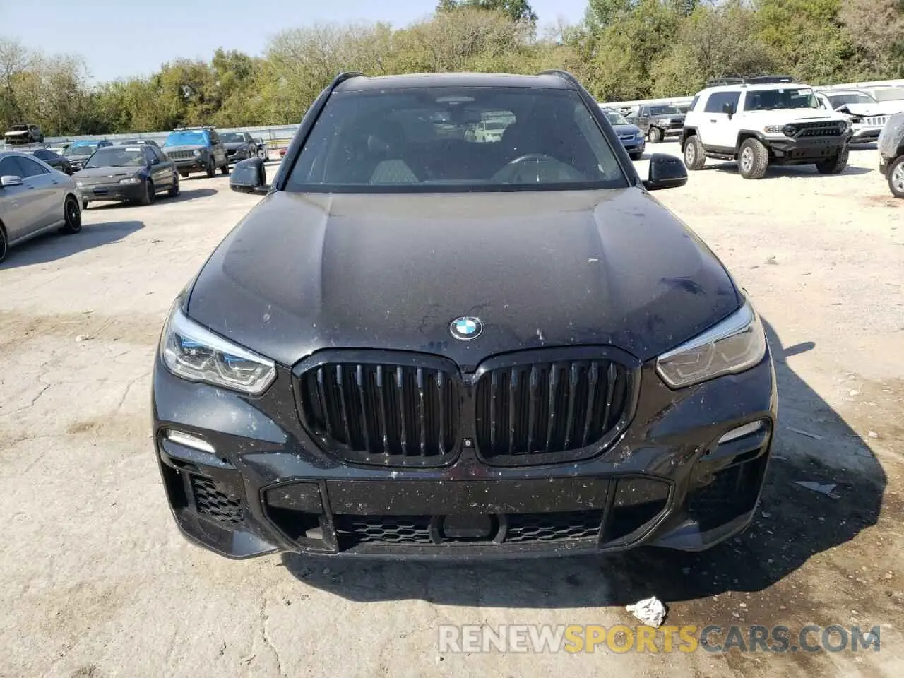5 fotografías del automóvil dañado 5UXCR6C04M9G03215 BMW X5 2021
