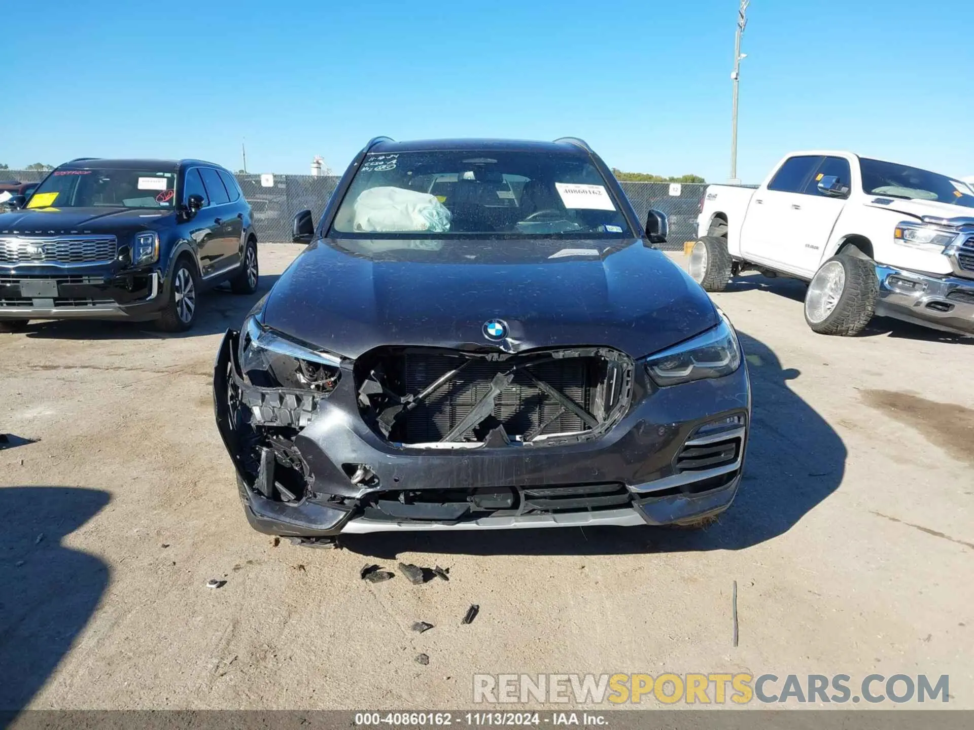 6 fotografías del automóvil dañado 5UXCR6C04M9H47928 BMW X5 2021