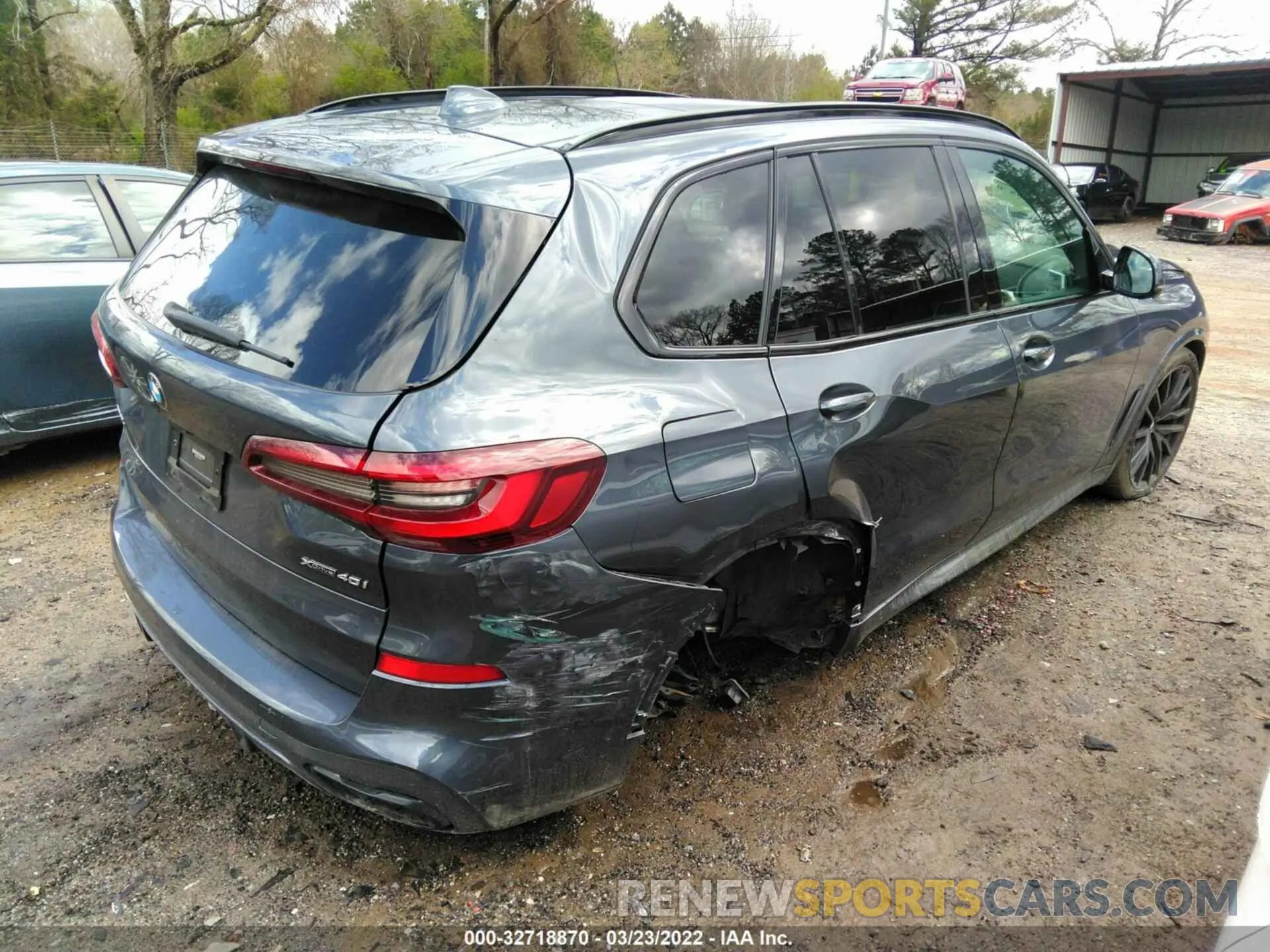 4 fotografías del automóvil dañado 5UXCR6C04M9H72019 BMW X5 2021