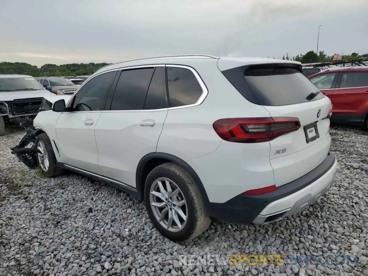 2 fotografías del automóvil dañado 5UXCR6C05M9F28976 BMW X5 2021