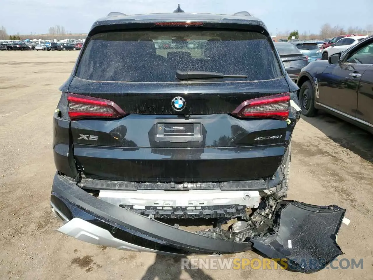 6 fotografías del automóvil dañado 5UXCR6C05M9F67664 BMW X5 2021