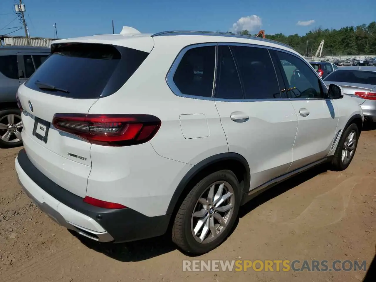 3 fotografías del automóvil dañado 5UXCR6C06M9E51356 BMW X5 2021
