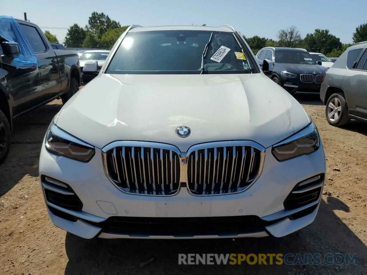 5 fotografías del automóvil dañado 5UXCR6C06M9E51356 BMW X5 2021