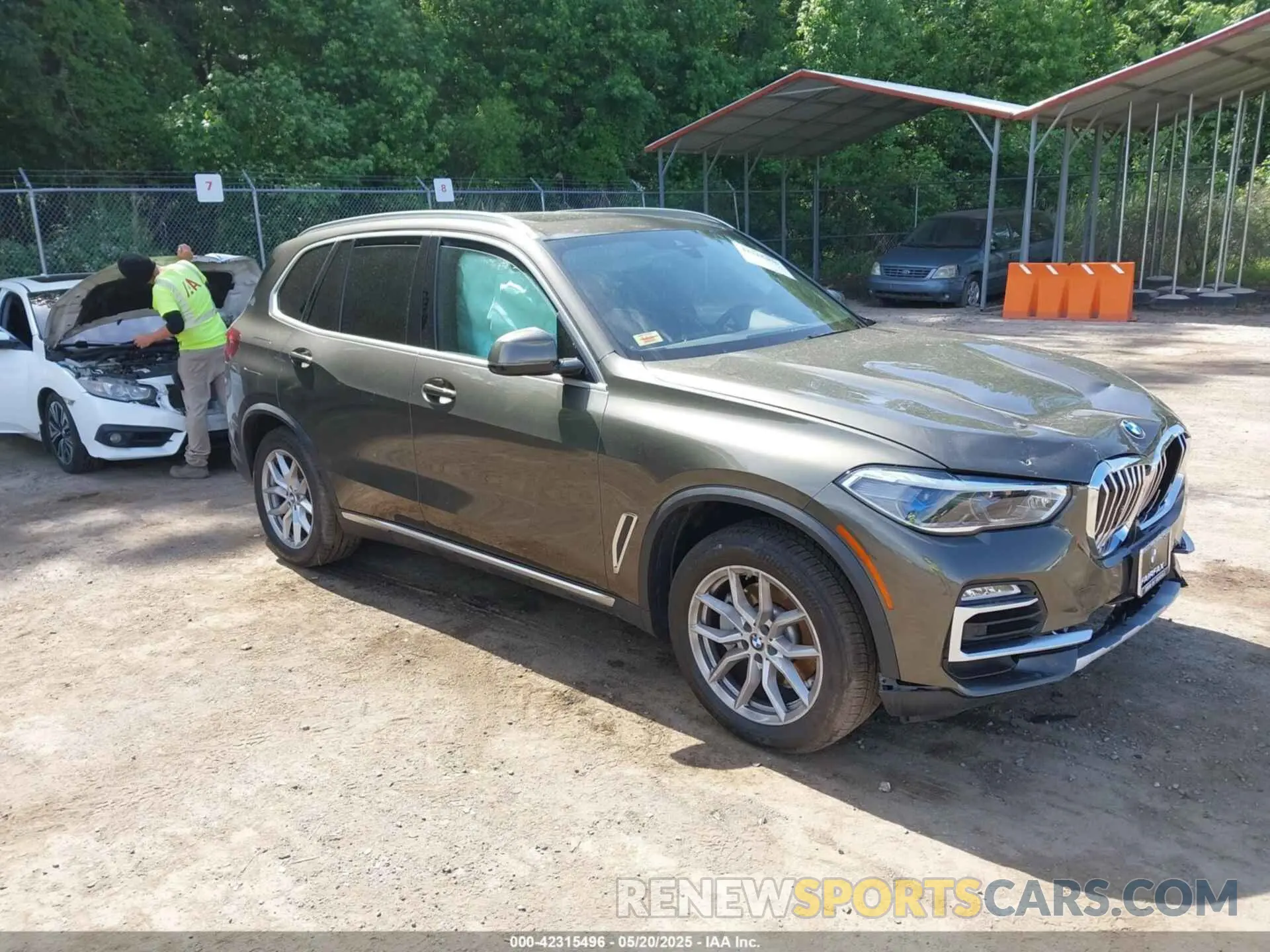 1 fotografías del automóvil dañado 5UXCR6C06M9G21960 BMW X5 2021