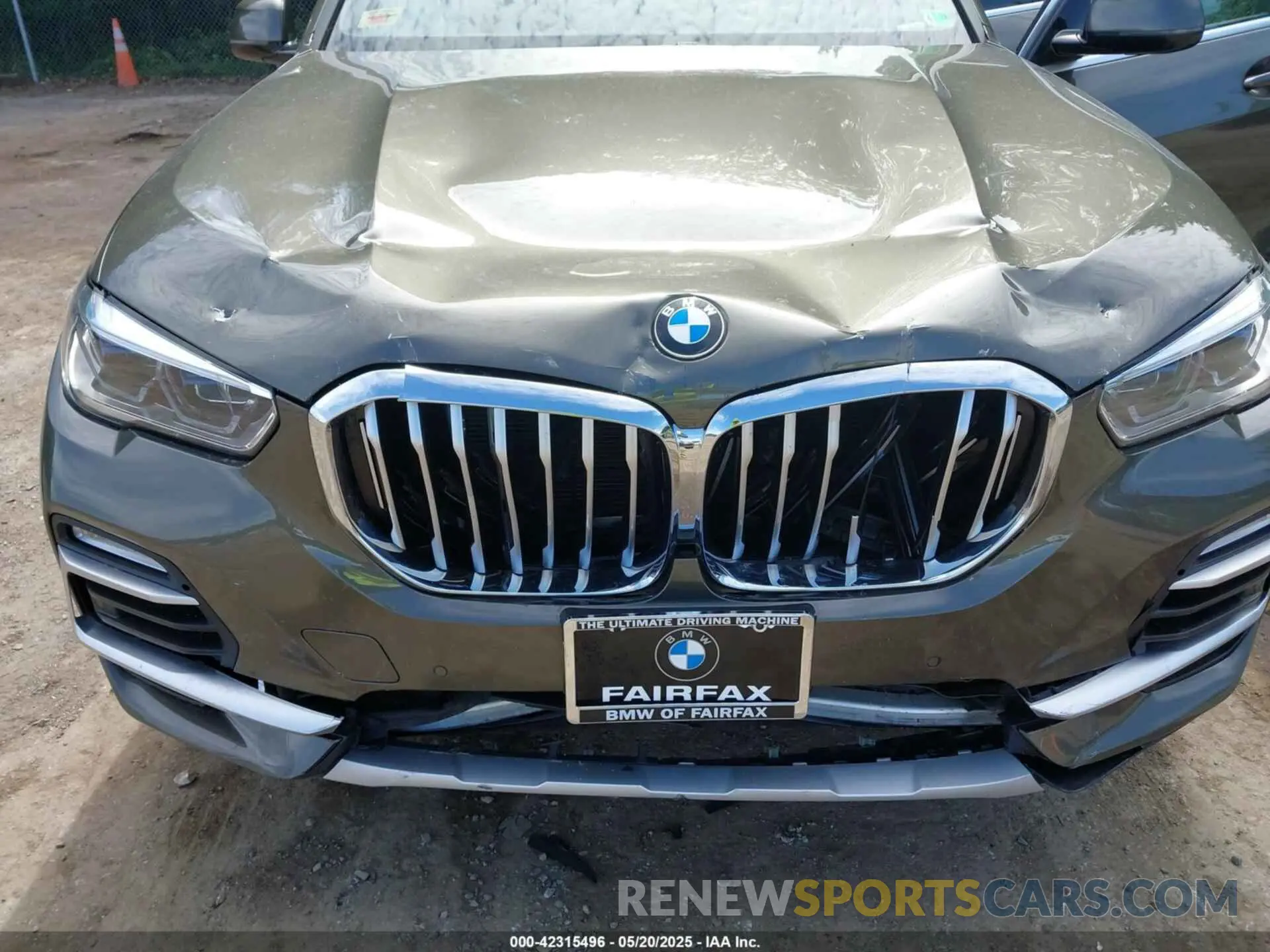 6 fotografías del automóvil dañado 5UXCR6C06M9G21960 BMW X5 2021