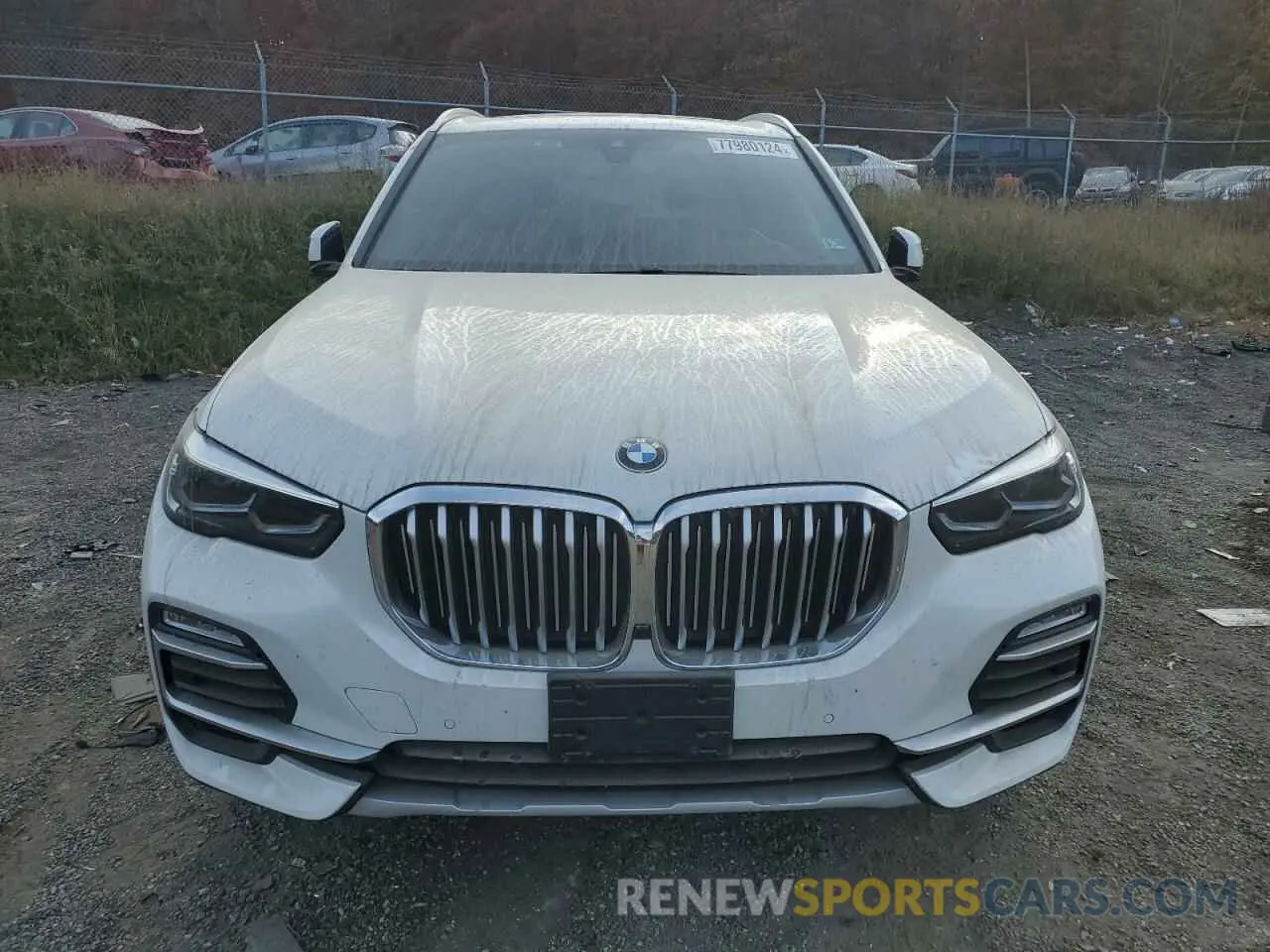 5 fotografías del automóvil dañado 5UXCR6C06M9G64646 BMW X5 2021