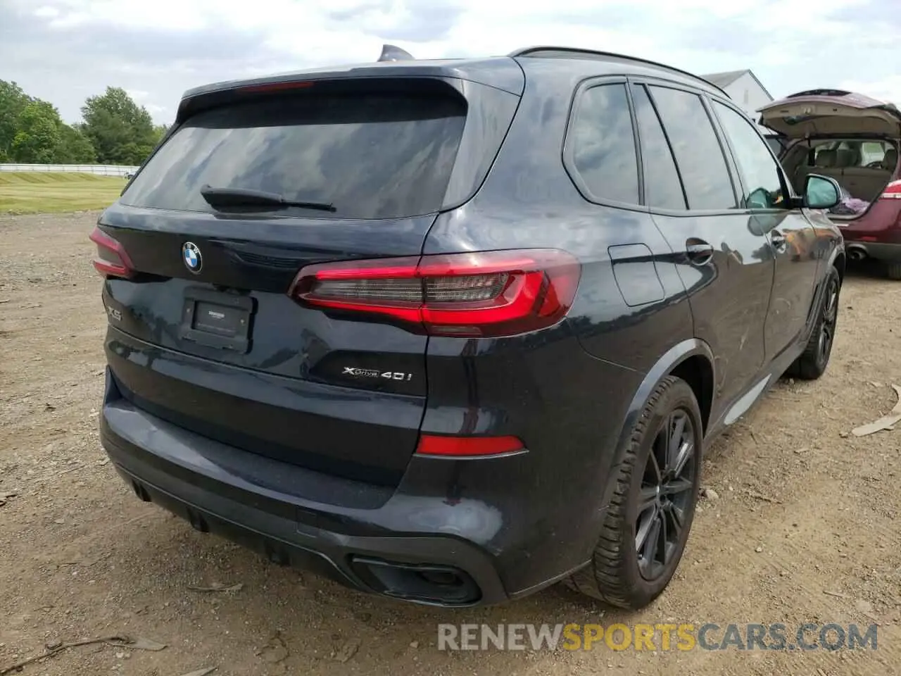 4 fotografías del automóvil dañado 5UXCR6C07M9E69591 BMW X5 2021