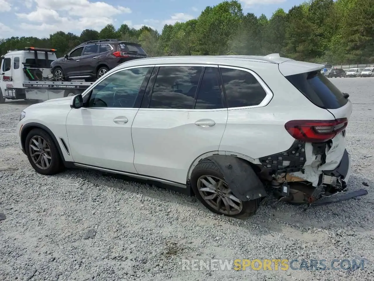 2 fotografías del automóvil dañado 5UXCR6C07M9H21128 BMW X5 2021