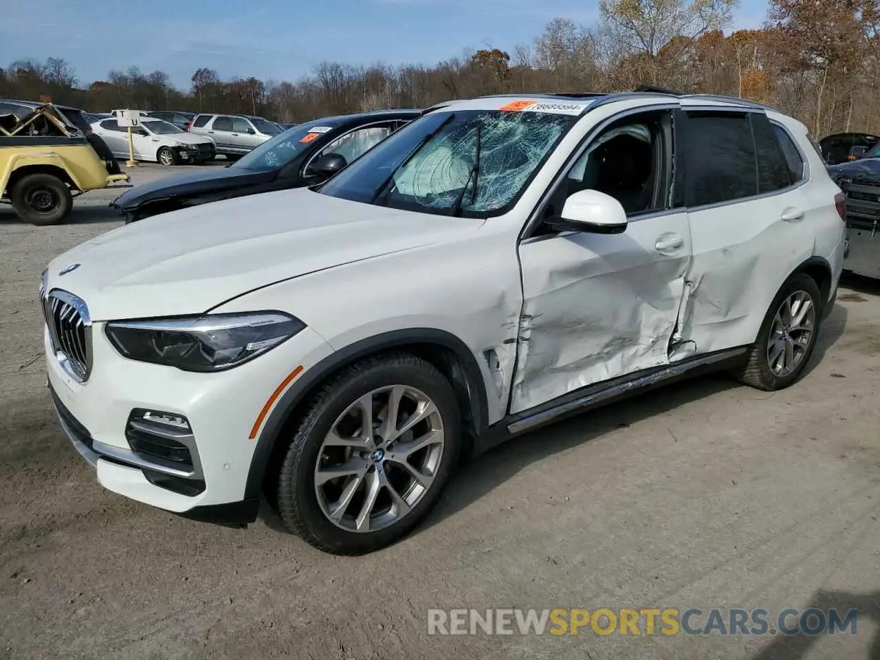 1 fotografías del automóvil dañado 5UXCR6C08M9F23416 BMW X5 2021