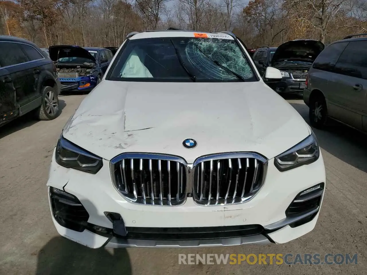5 fotografías del automóvil dañado 5UXCR6C08M9F23416 BMW X5 2021