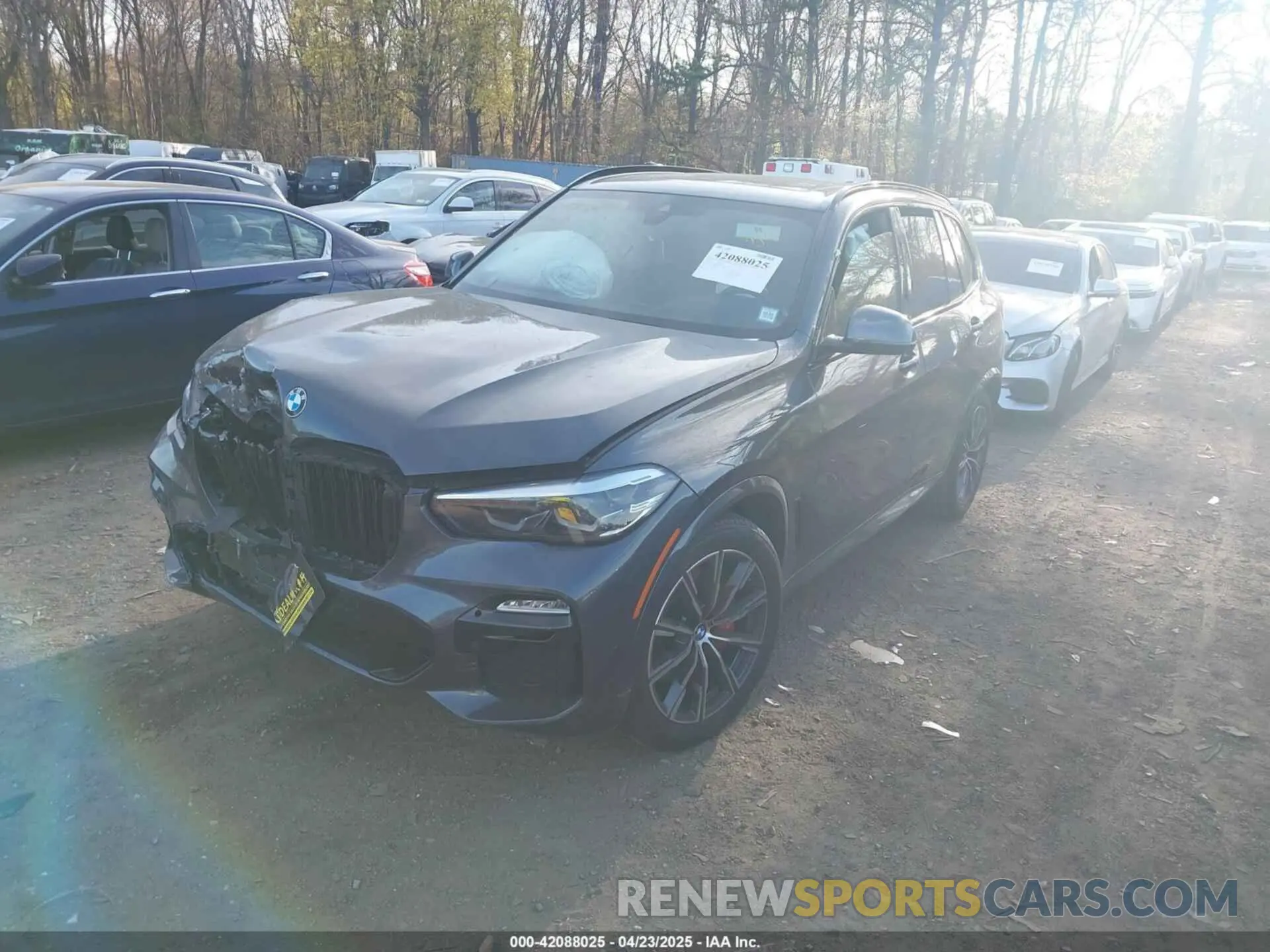 2 fotografías del automóvil dañado 5UXCR6C08M9F25585 BMW X5 2021