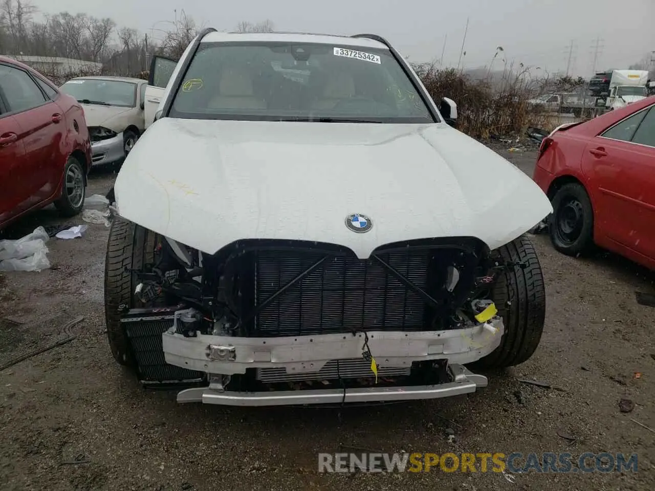 9 fotografías del automóvil dañado 5UXCR6C09M9G80775 BMW X5 2021