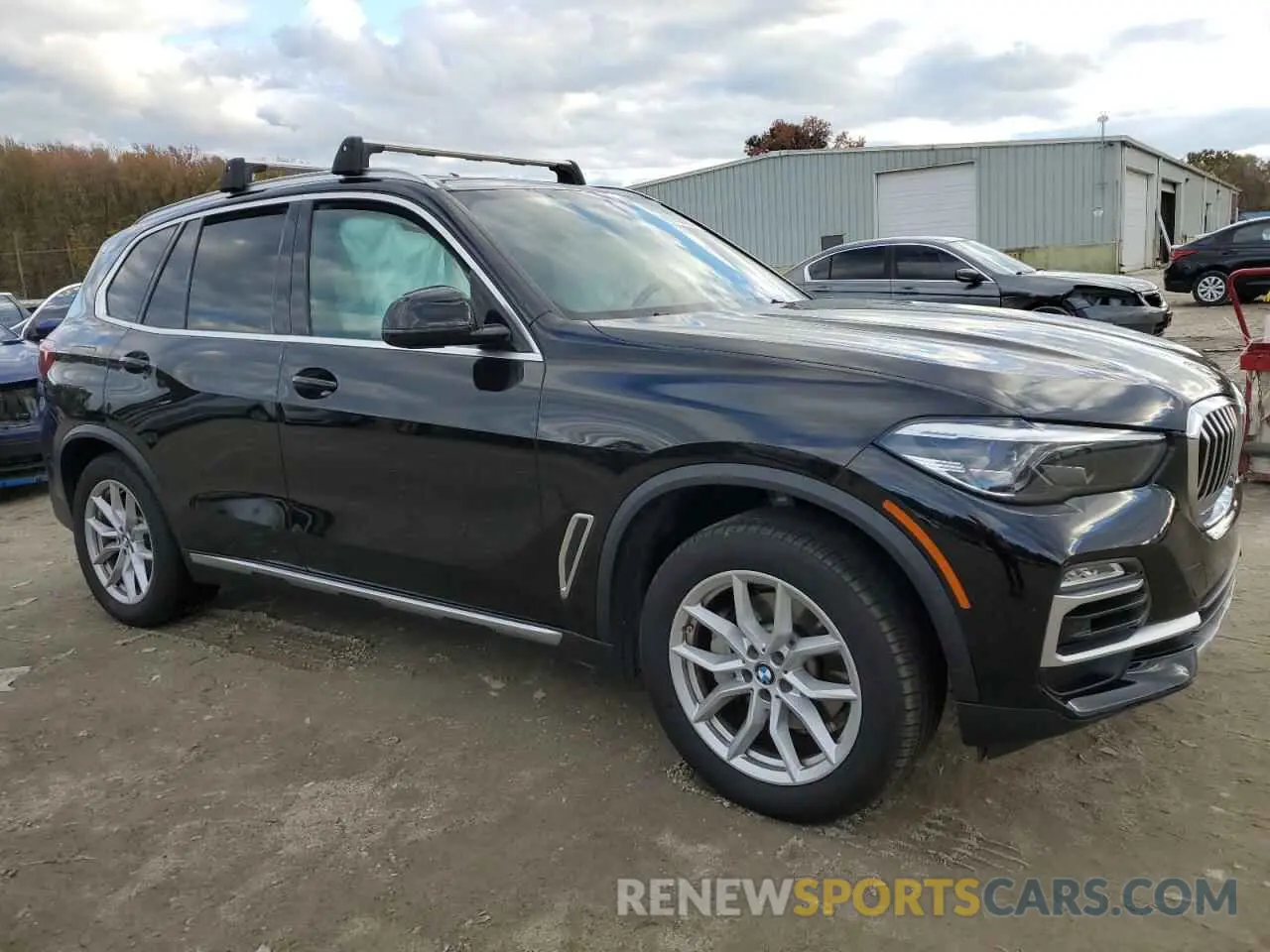 4 fotografías del automóvil dañado 5UXCR6C09M9H15802 BMW X5 2021