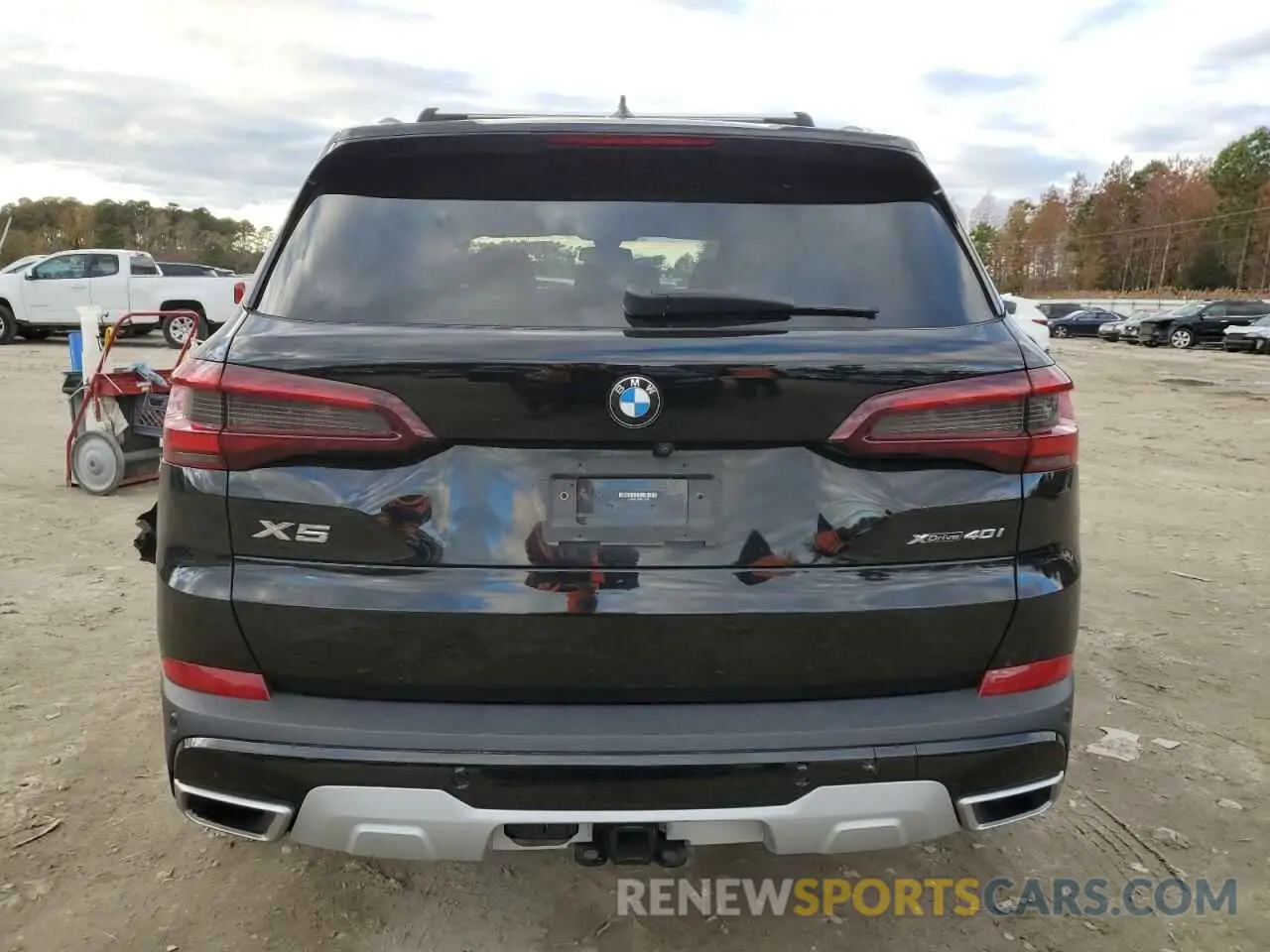 6 fotografías del automóvil dañado 5UXCR6C09M9H15802 BMW X5 2021