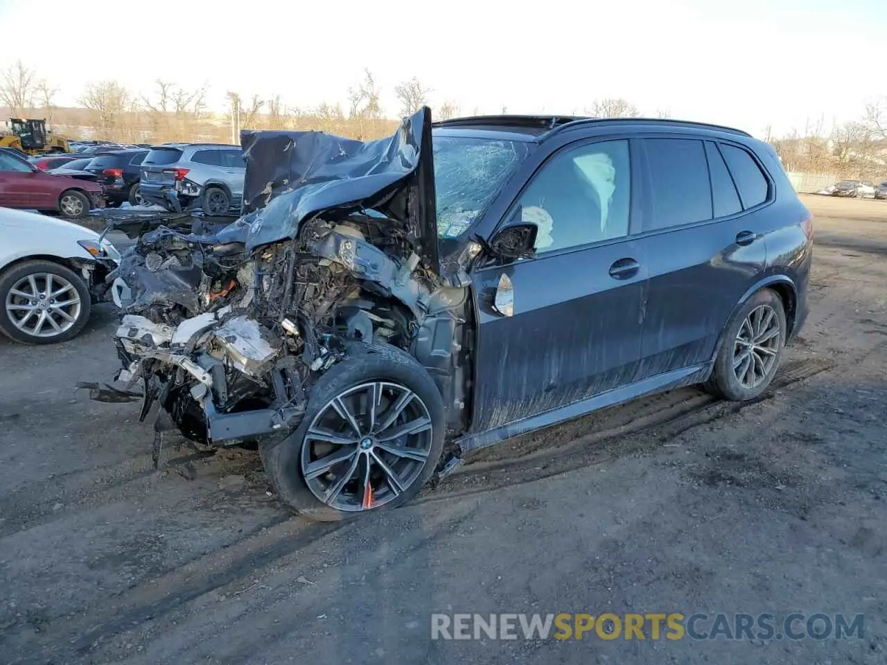 1 fotografías del automóvil dañado 5UXCR6C09M9H41736 BMW X5 2021