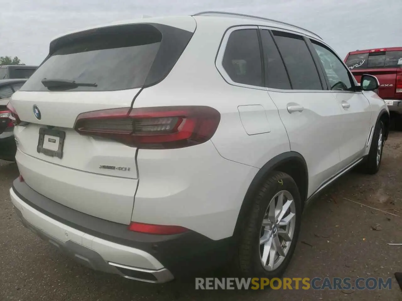 4 fotografías del automóvil dañado 5UXCR6C0XM9E12365 BMW X5 2021