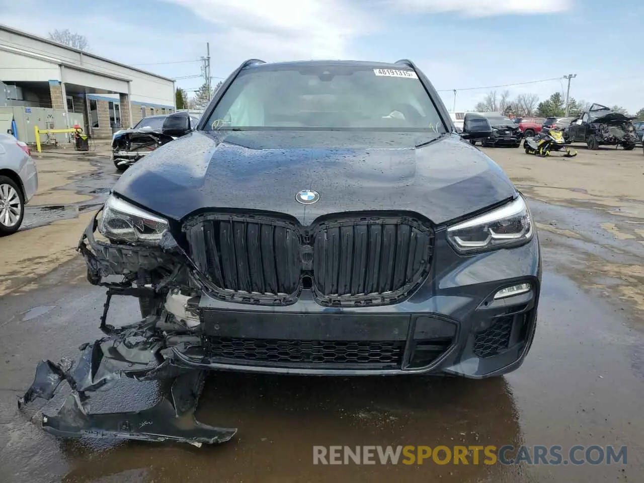 5 fotografías del automóvil dañado 5UXCR6C0XM9E73179 BMW X5 2021
