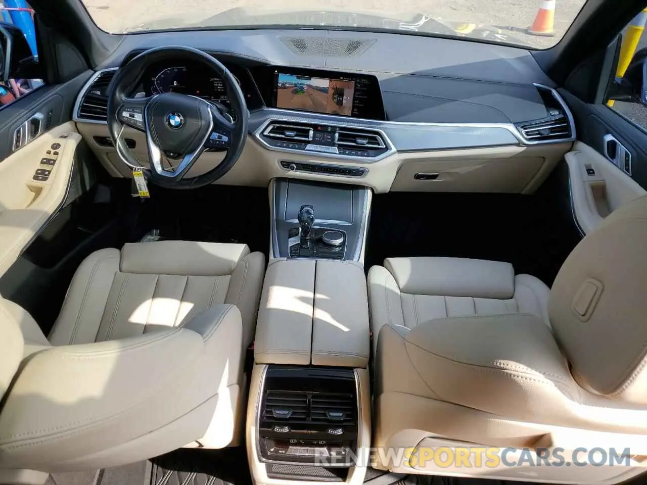 8 fotografías del automóvil dañado 5UXCR6C0XM9F44249 BMW X5 2021