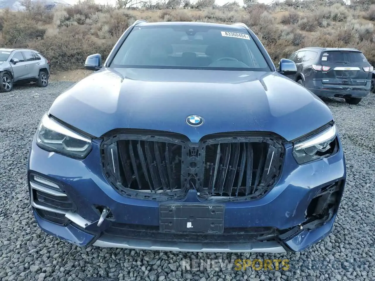 5 fotografías del automóvil dañado 5UXCR6C0XM9H18420 BMW X5 2021