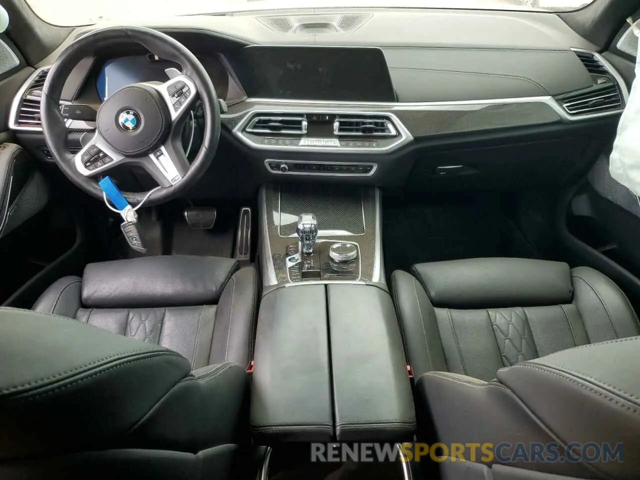 8 fotografías del automóvil dañado 5UXJU4C03M9H67176 BMW X5 2021
