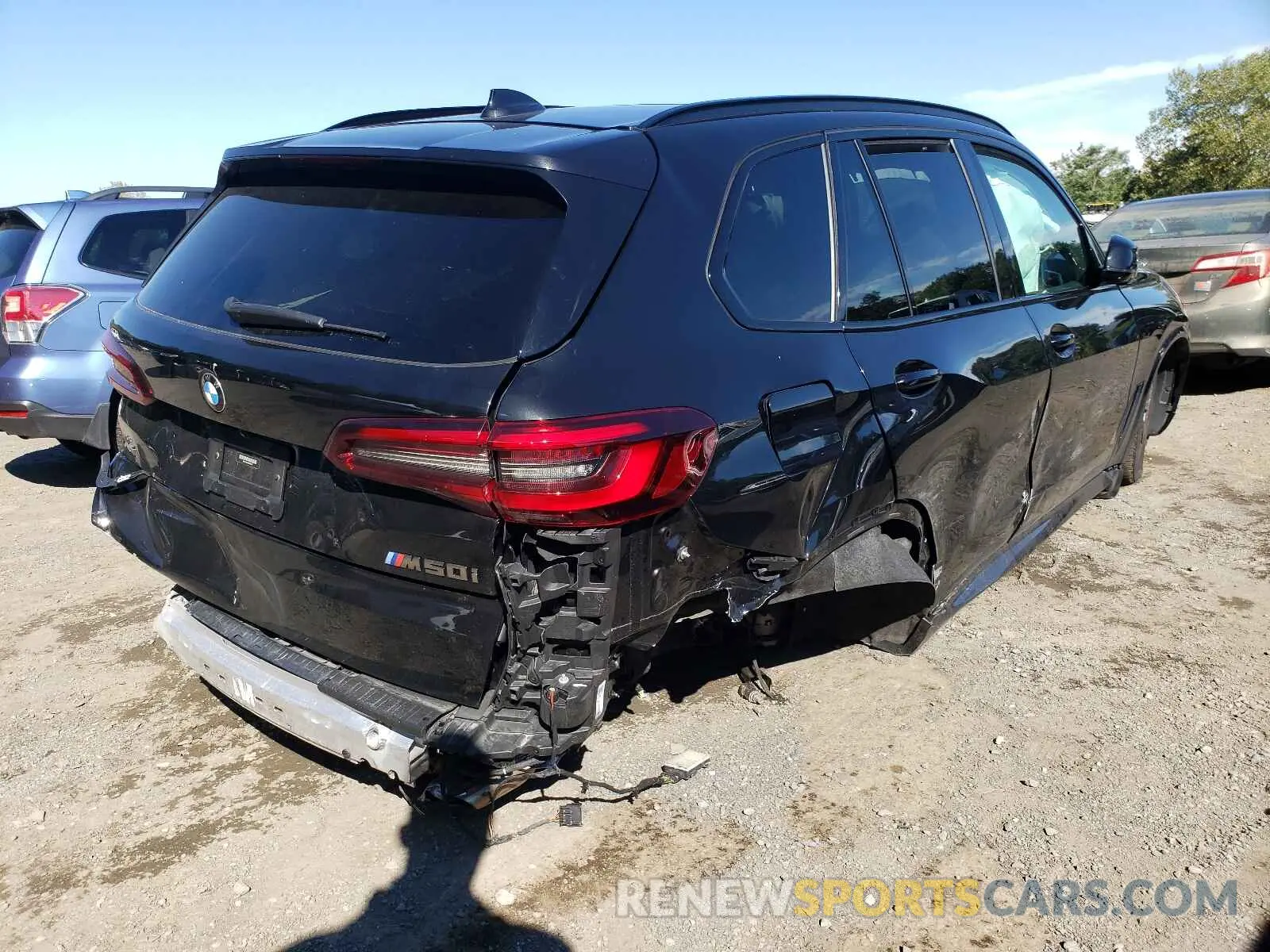 4 fotografías del automóvil dañado 5UXJU4C04M9F66175 BMW X5 2021