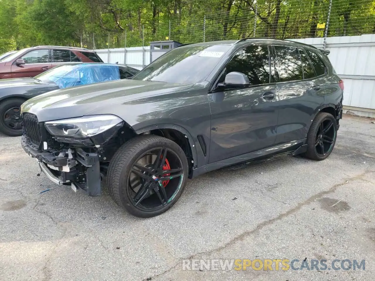 1 fotografías del automóvil dañado 5UXJU4C05M9G68228 BMW X5 2021