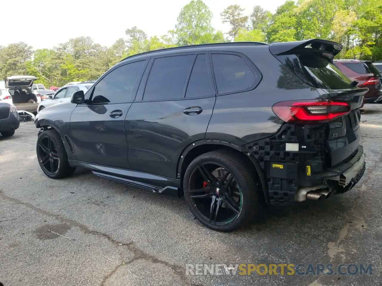 2 fotografías del automóvil dañado 5UXJU4C05M9G68228 BMW X5 2021