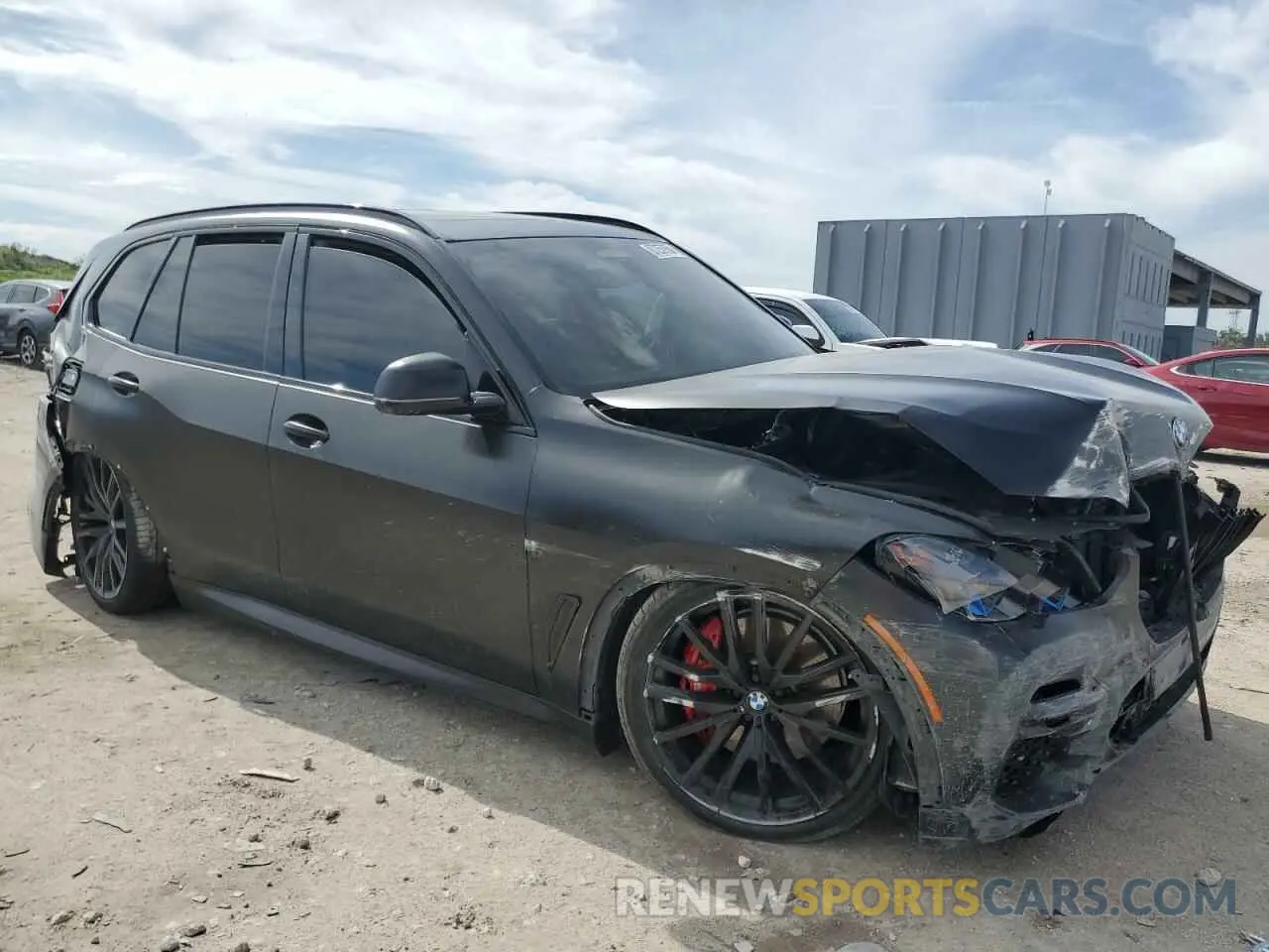 4 fotografías del automóvil dañado 5UXJU4C05M9G90231 BMW X5 2021