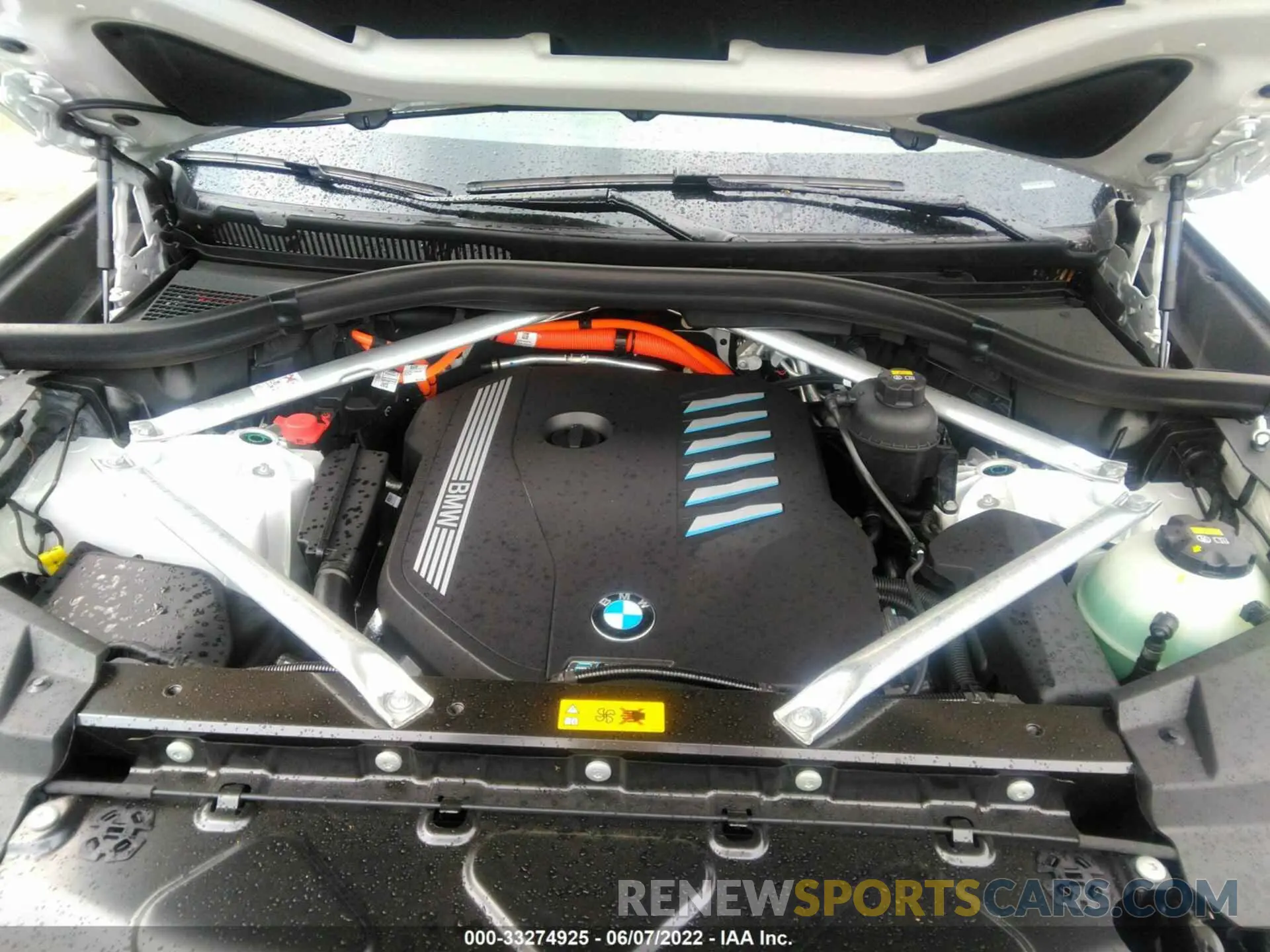 10 fotografías del automóvil dañado 5UXTA6C00M9F53405 BMW X5 2021