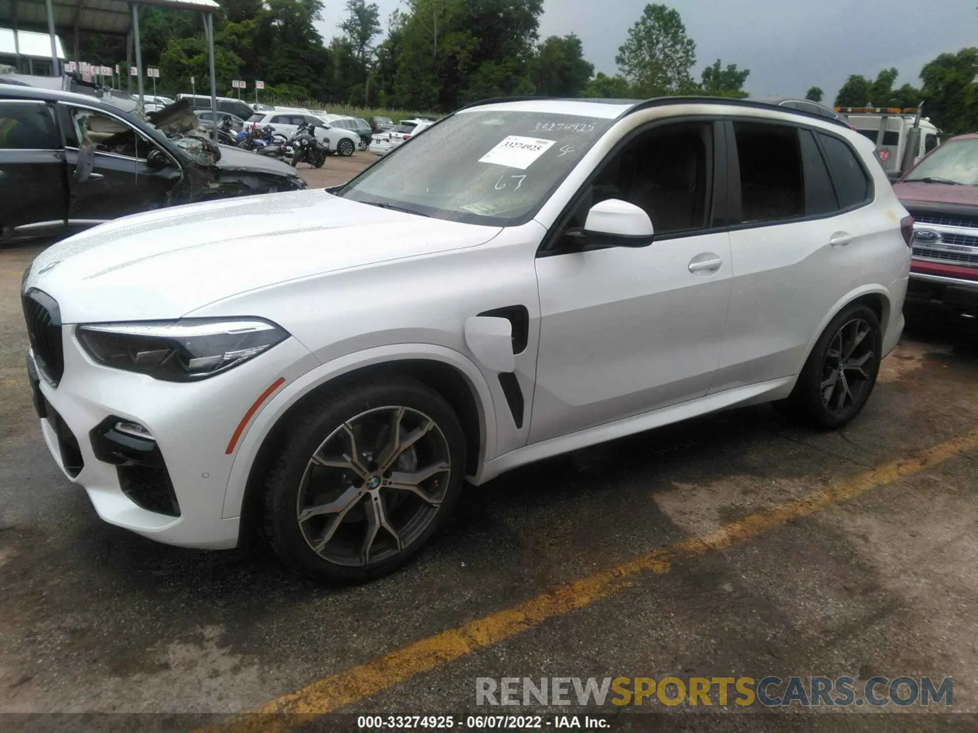 2 fotografías del automóvil dañado 5UXTA6C00M9F53405 BMW X5 2021