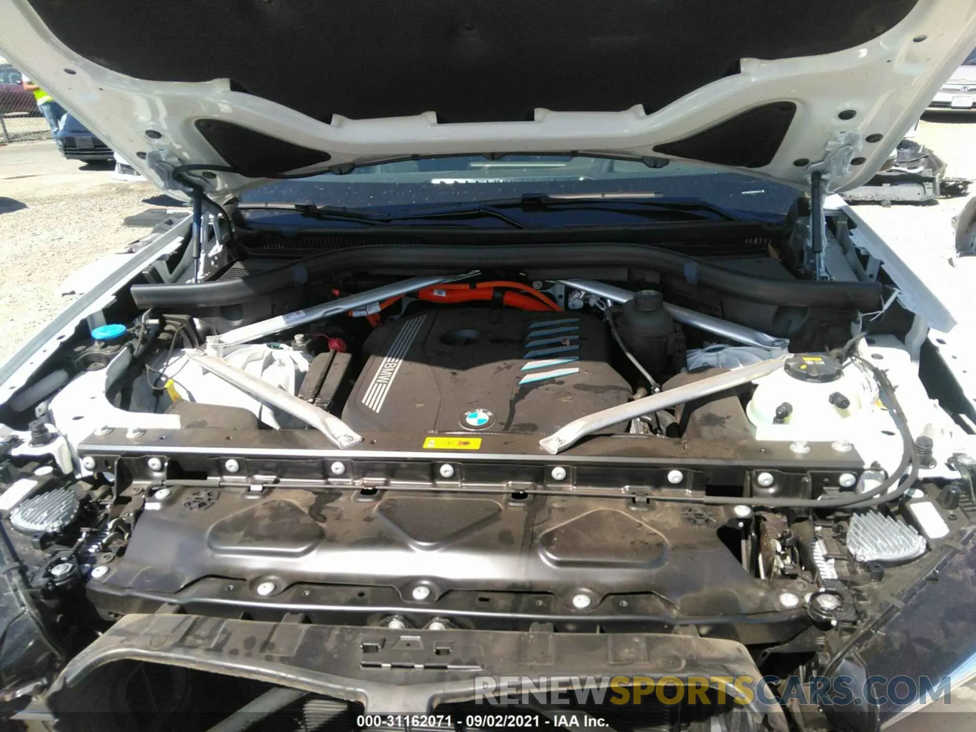 10 fotografías del automóvil dañado 5UXTA6C03M9D83914 BMW X5 2021
