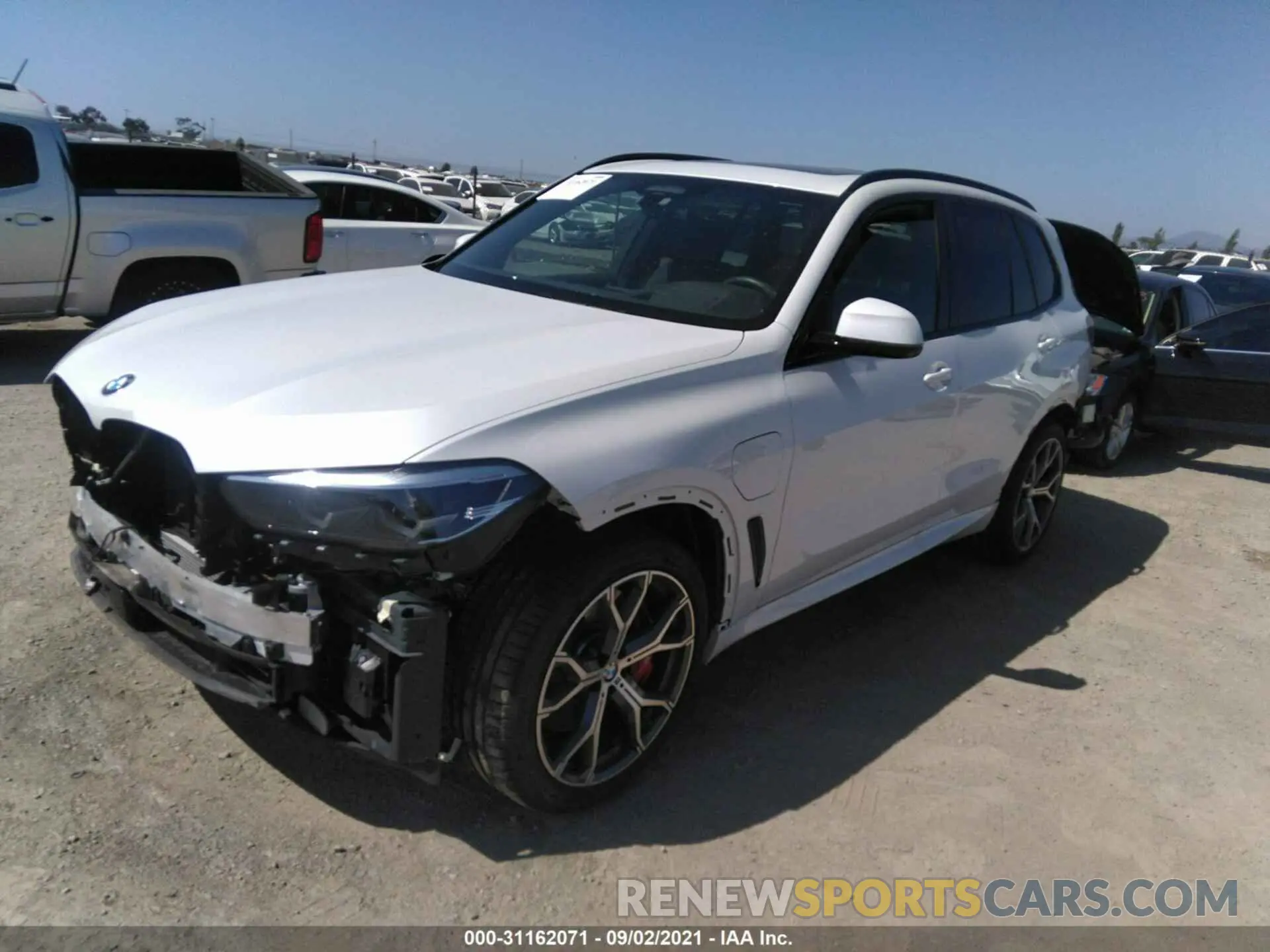 2 fotografías del automóvil dañado 5UXTA6C03M9D83914 BMW X5 2021