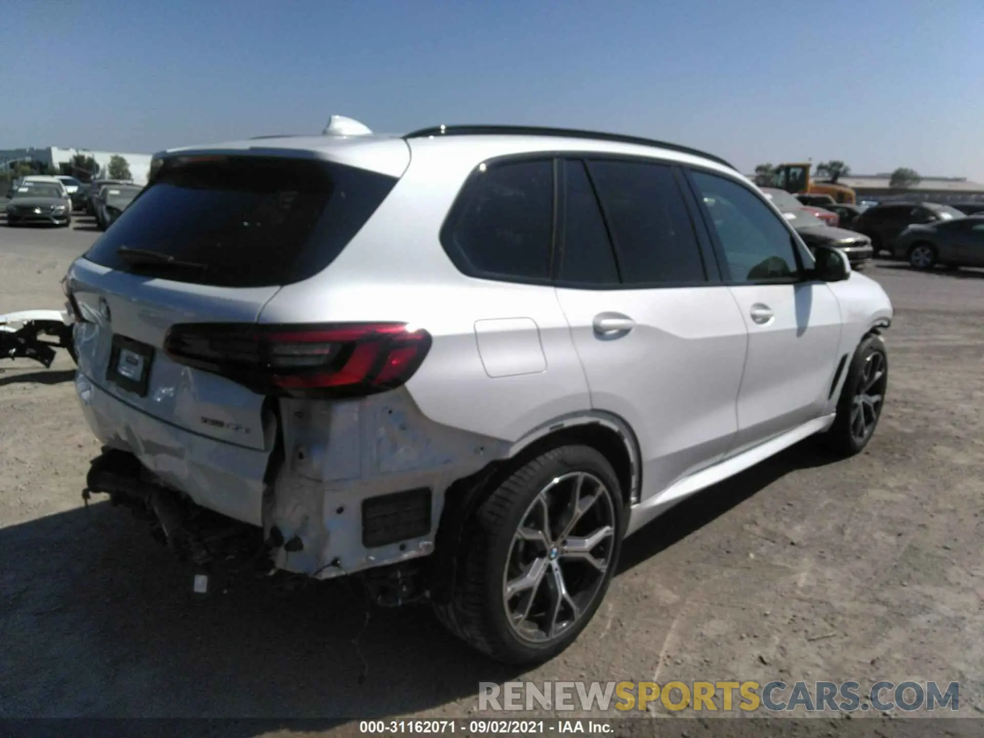 4 fotografías del automóvil dañado 5UXTA6C03M9D83914 BMW X5 2021