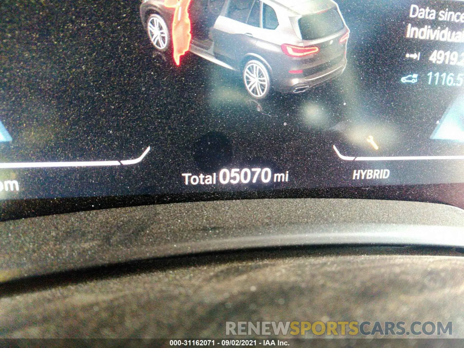 7 fotografías del automóvil dañado 5UXTA6C03M9D83914 BMW X5 2021