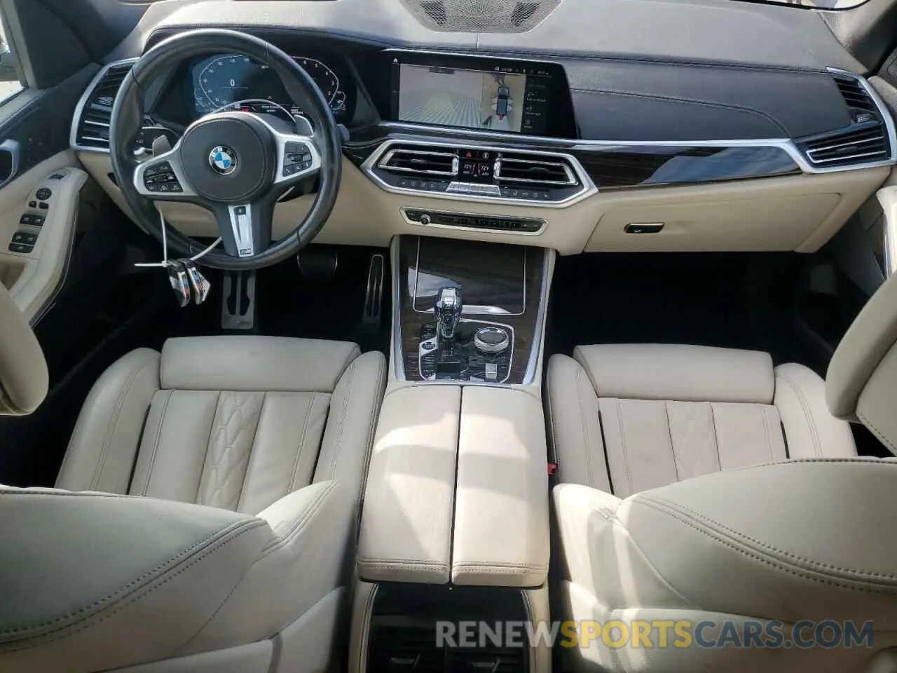 8 fotografías del automóvil dañado 5UXTA6C03M9H97579 BMW X5 2021