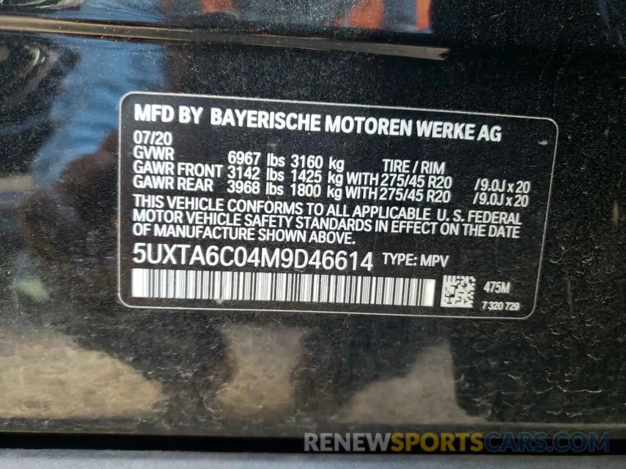 12 fotografías del automóvil dañado 5UXTA6C04M9D46614 BMW X5 2021