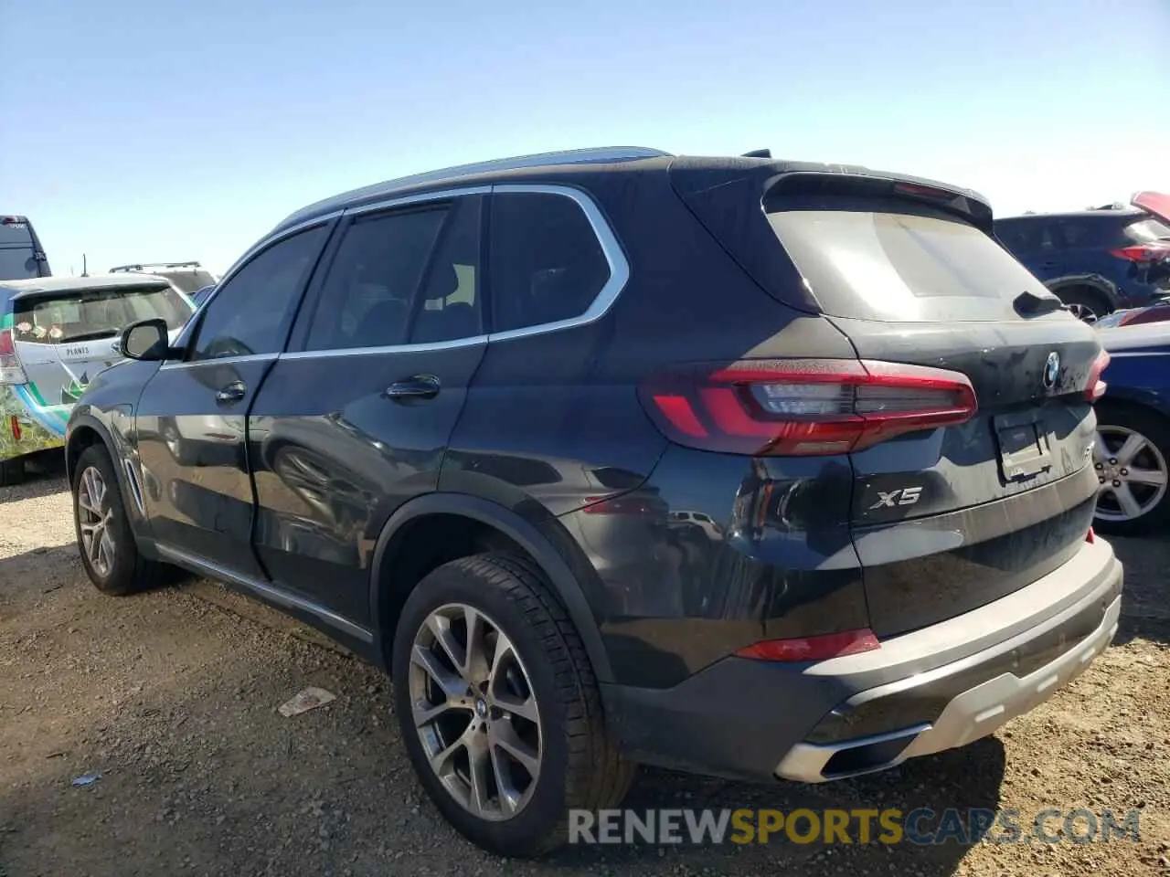 2 fotografías del automóvil dañado 5UXTA6C04M9D46614 BMW X5 2021