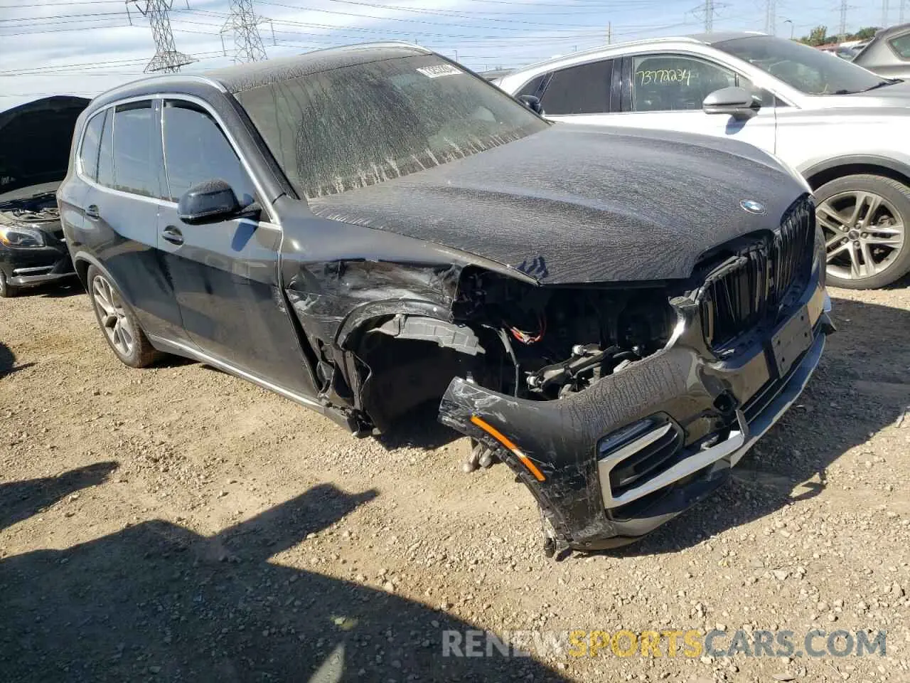 4 fotografías del automóvil dañado 5UXTA6C04M9D46614 BMW X5 2021