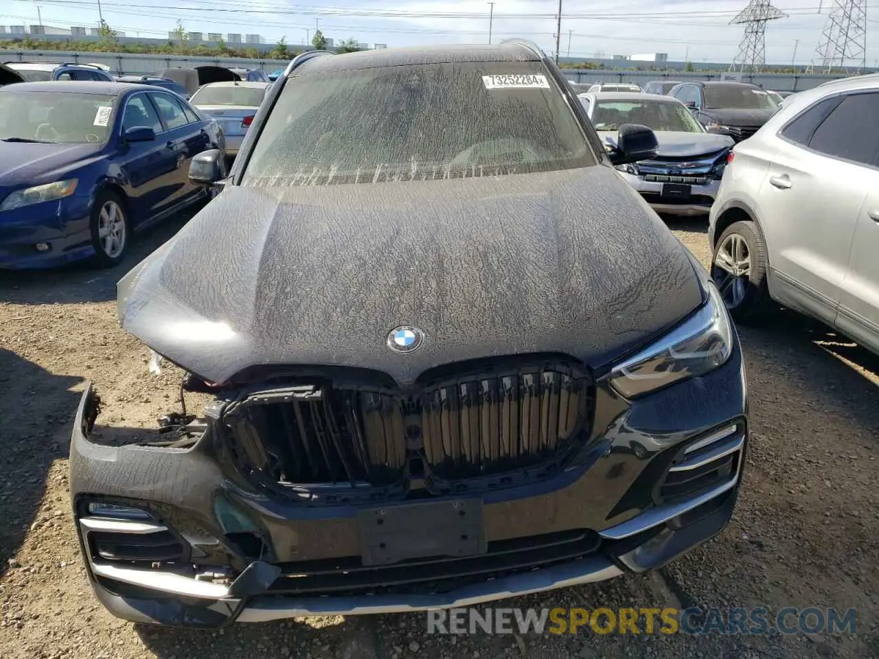 5 fotografías del automóvil dañado 5UXTA6C04M9D46614 BMW X5 2021