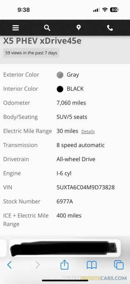 10 fotografías del automóvil dañado 5UXTA6C04M9D73XXX BMW X5 2021