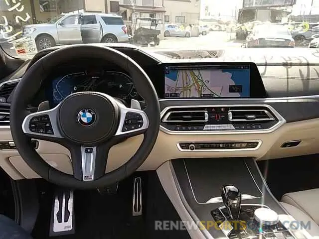 6 fotografías del automóvil dañado 5UXTA6C04M9H09297 BMW X5 2021