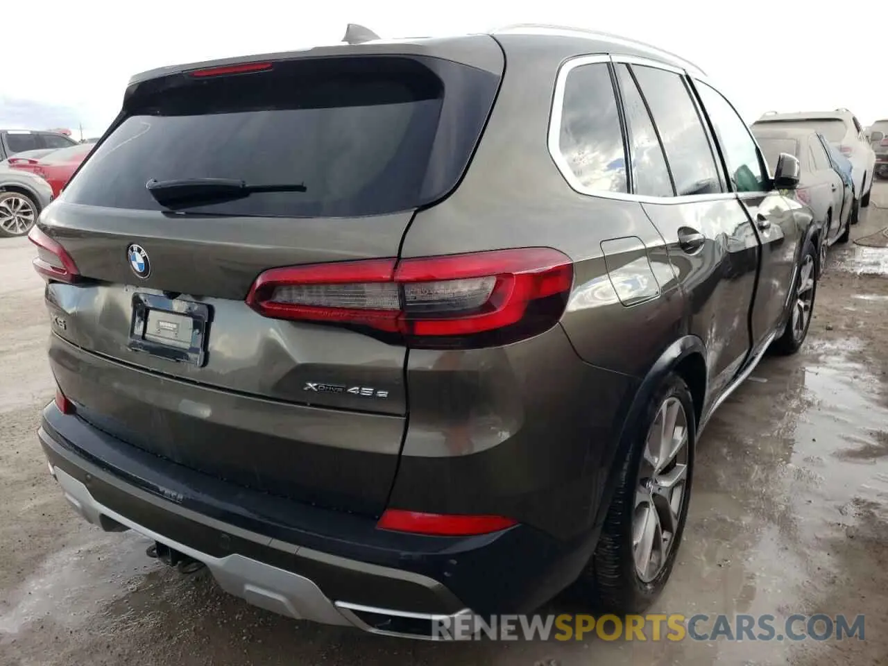 4 fotografías del automóvil dañado 5UXTA6C05M9H41868 BMW X5 2021