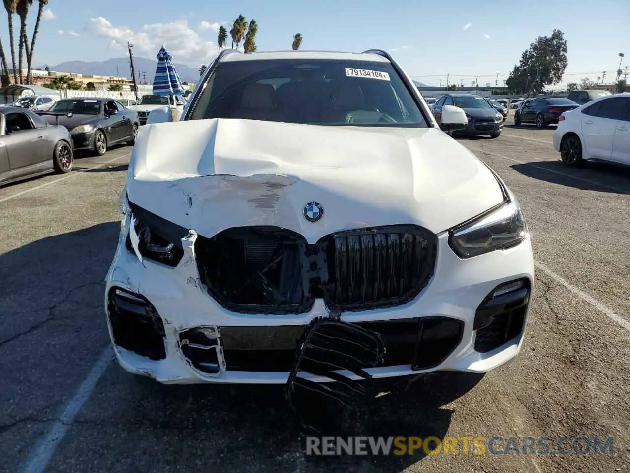 5 fotografías del automóvil dañado 5UXTA6C06M9H32645 BMW X5 2021